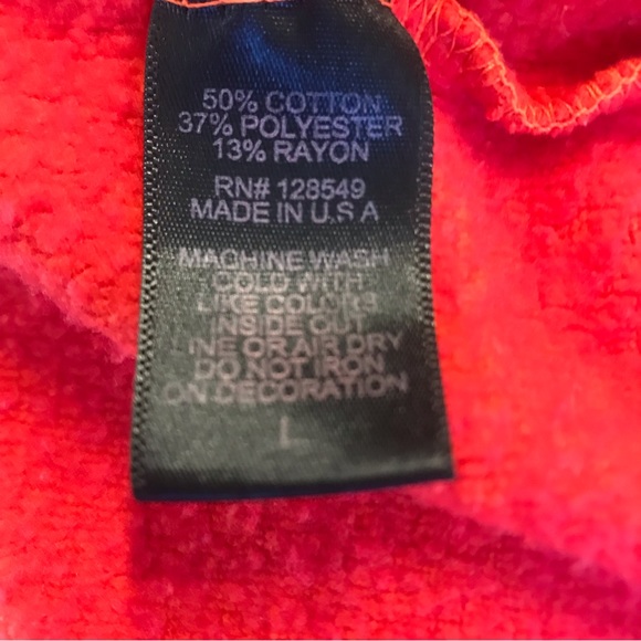 Aviator Nation Bolt crew sweatshirt in Orange//Blue Size Large - Picture 7 of 7